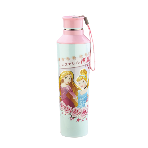 Jayco Elements Kids Water Bottles with Stainless Steel Inner - Disney Princess